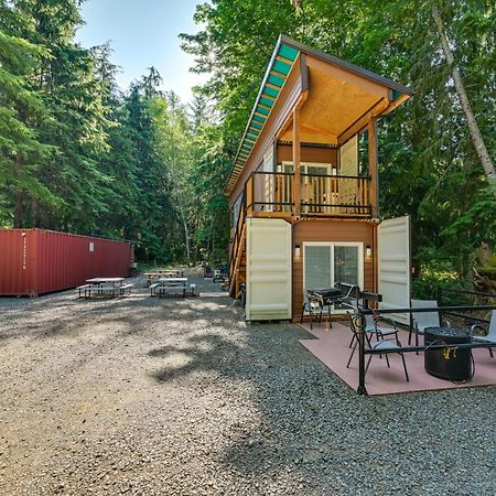 Unique Container Studio With Deck And Fire Pit! Buckley Exterior photo