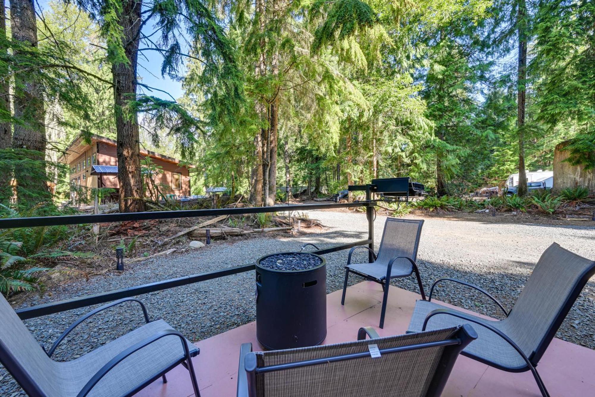 Unique Container Studio With Deck And Fire Pit! Buckley Exterior photo